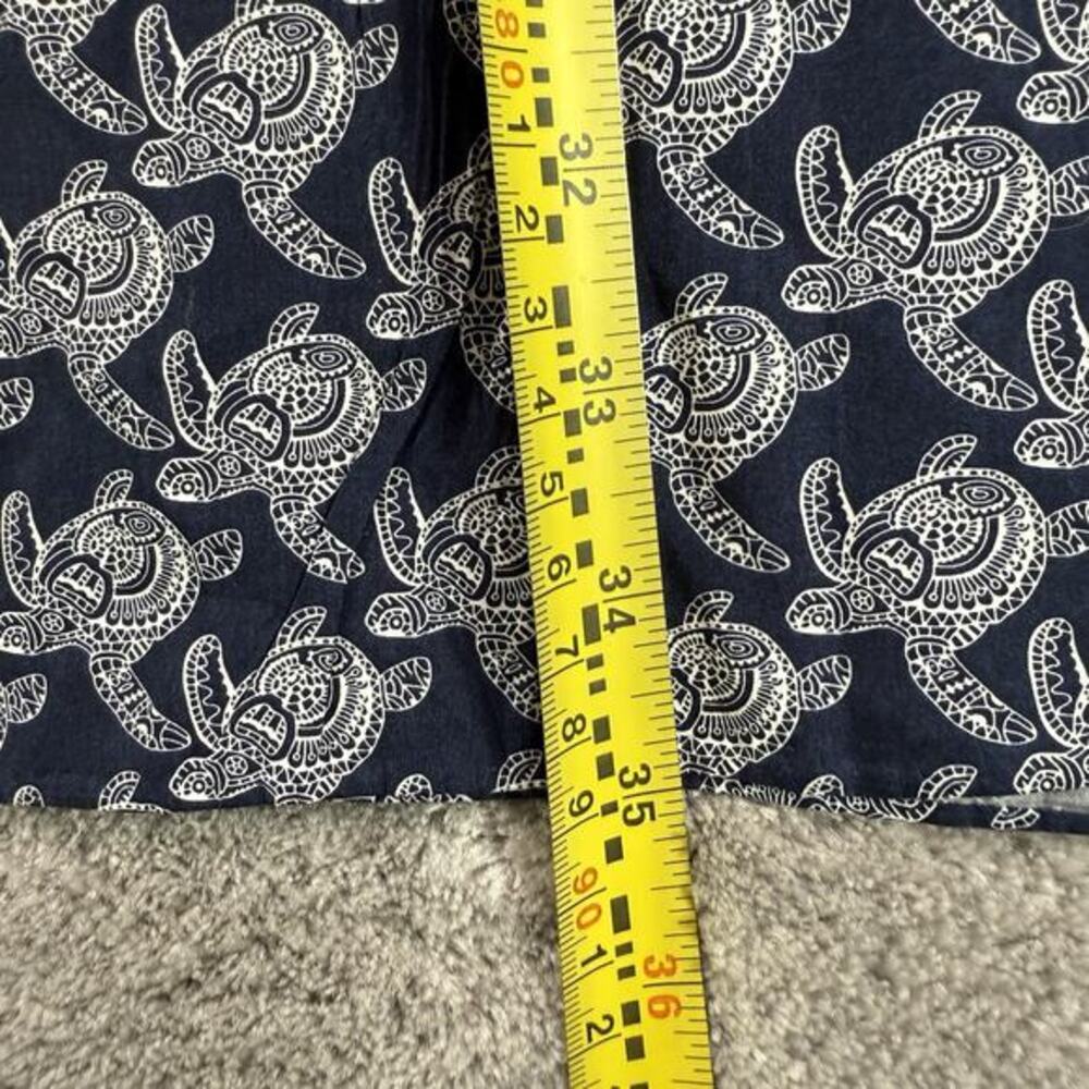 Kiton NWOT Men's Black White Turtle‎ Print 100% Cotton Button Down Shirt Sz 45 - Picture 5 of 8